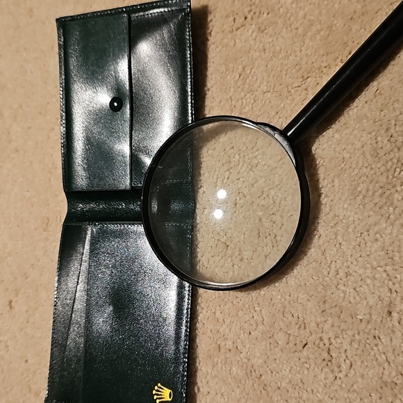 Rolex Other - Vintage Green Rolex Leather Wallet